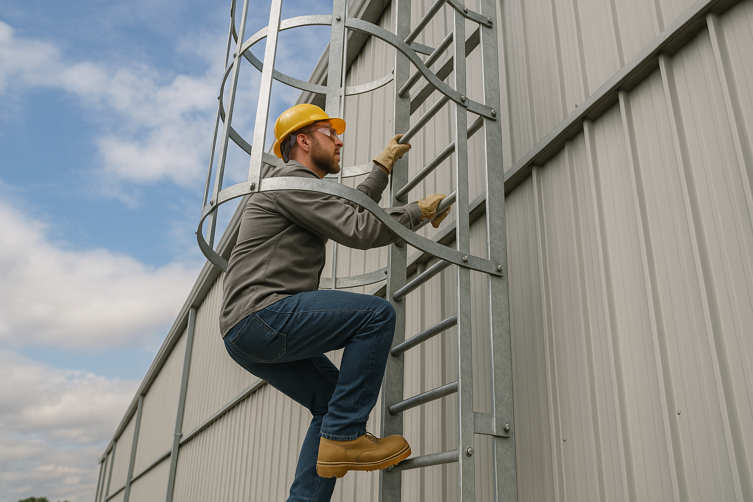 Expertly Crafted Cage Ladder Work