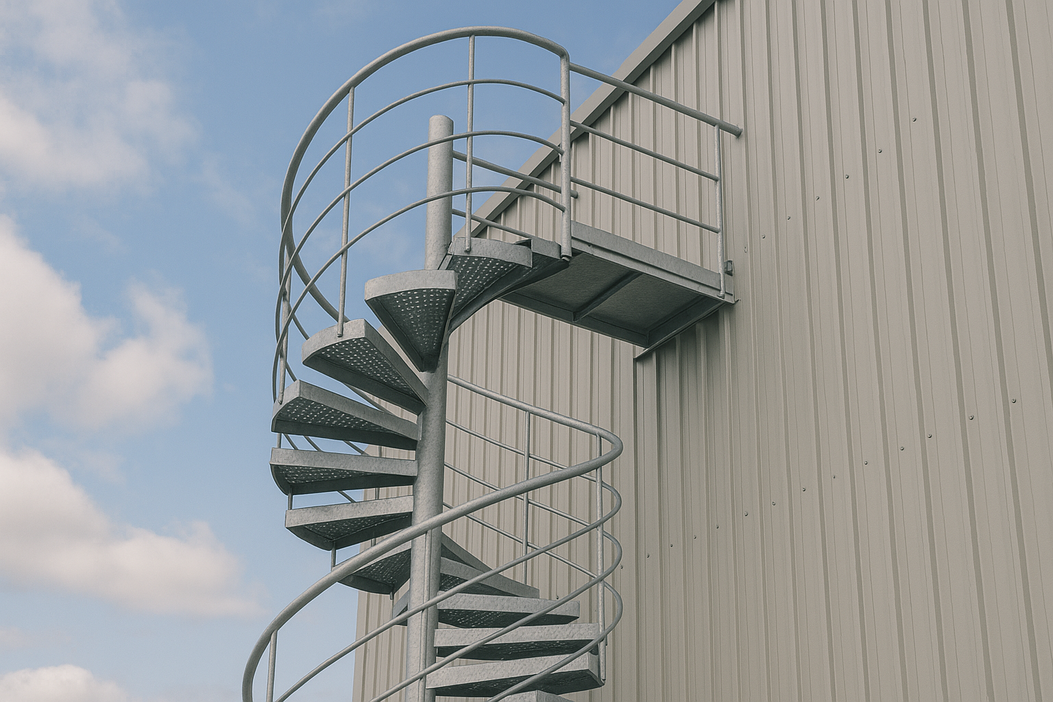 Innovative Spiral Ladder Work