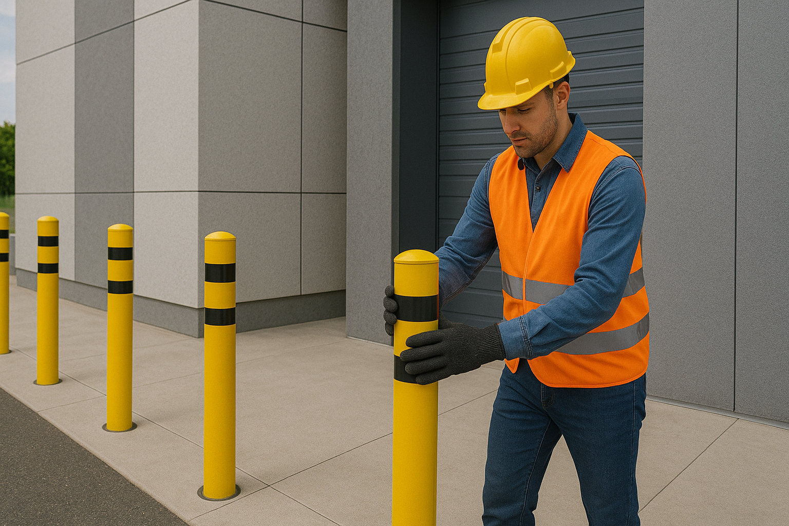 Safety Bollards Work